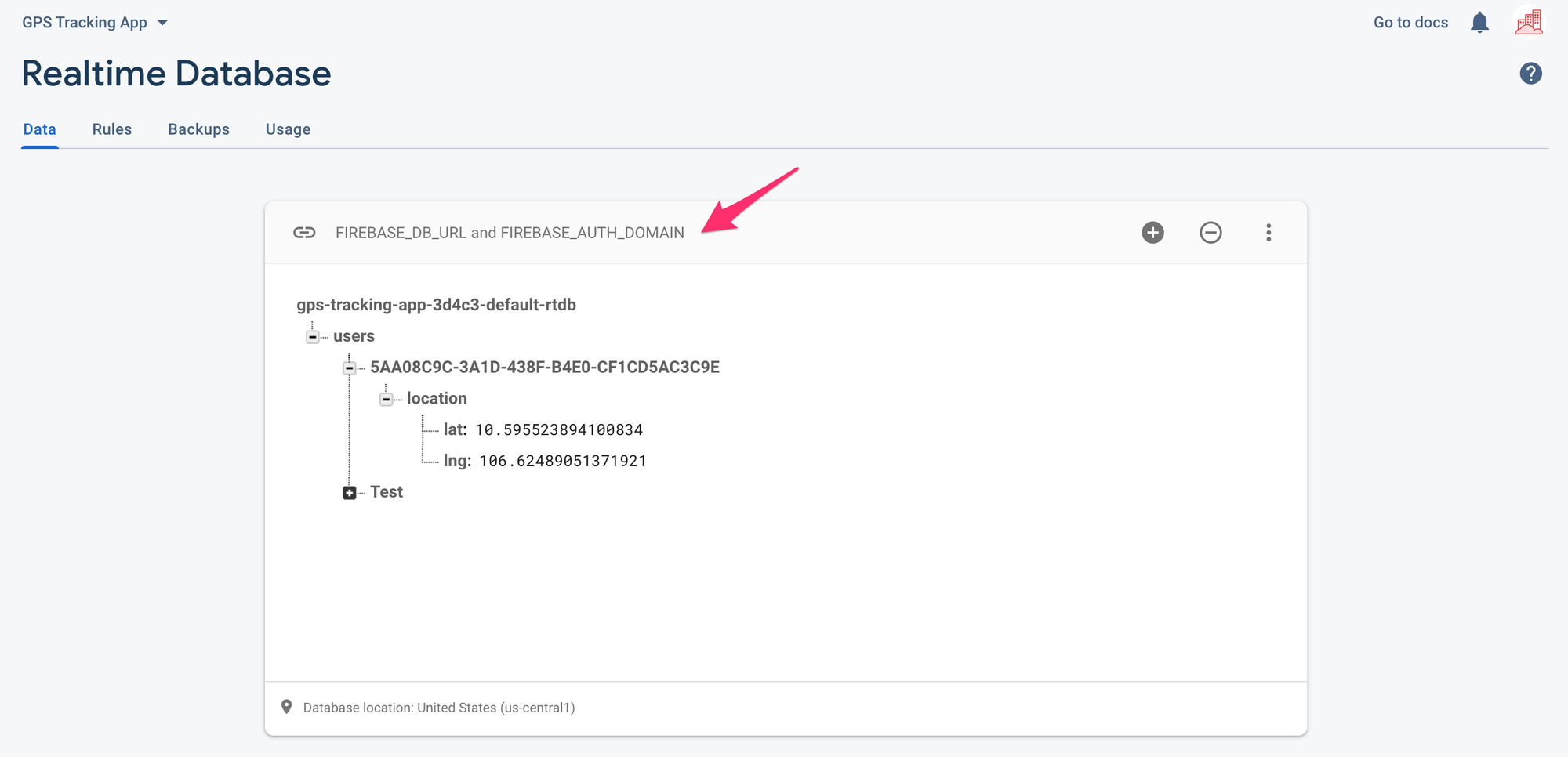 real time database setup for driver live tracking project to build a driver tracking app