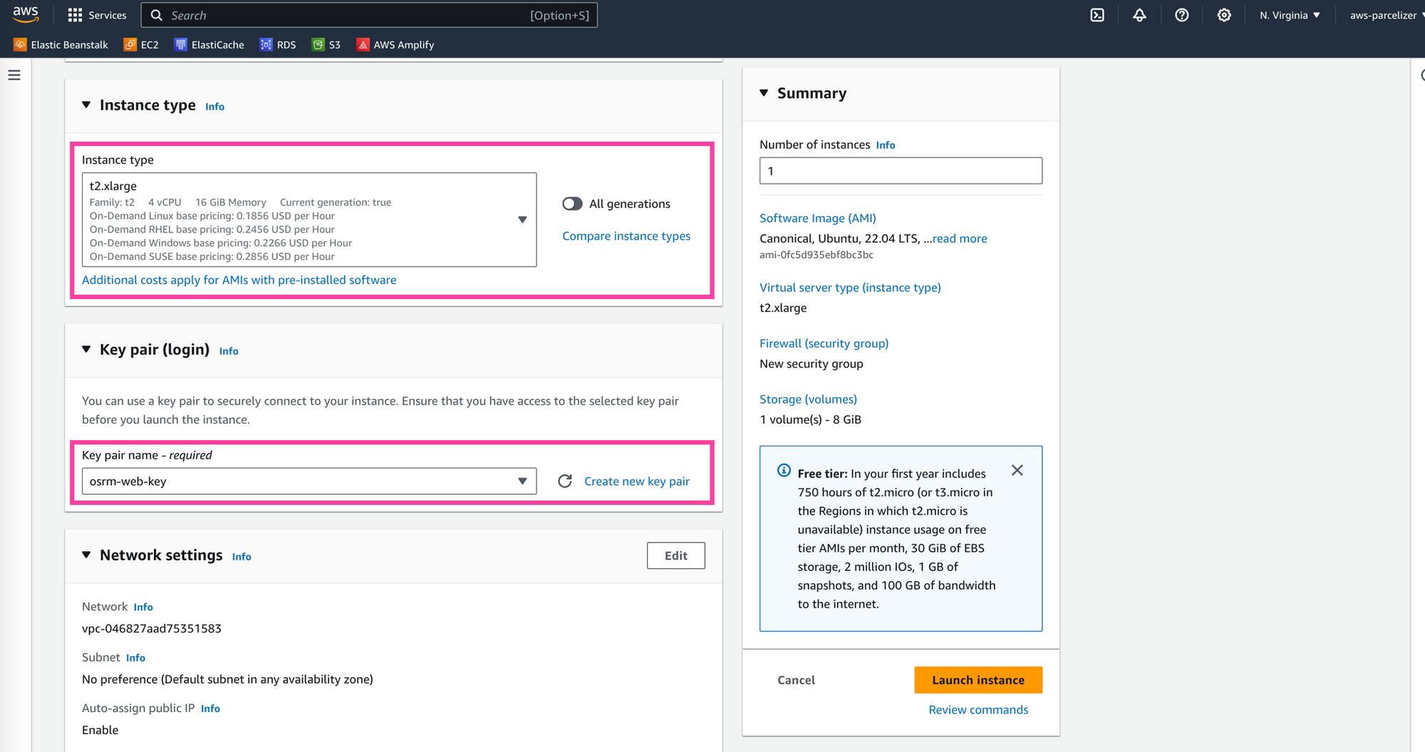 Choosing the right EC2 sizing for OSRM