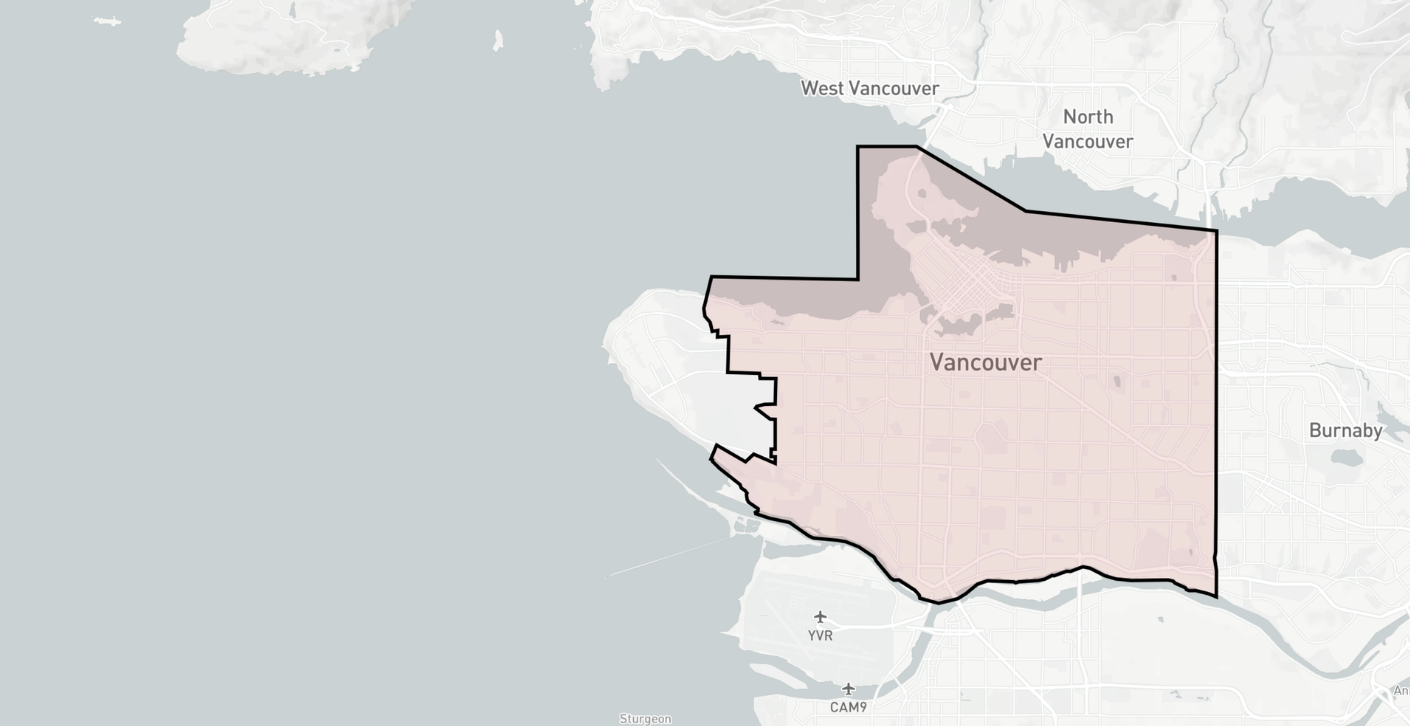 Borders of the polygon returned by the OSM Nominatim API boundary data