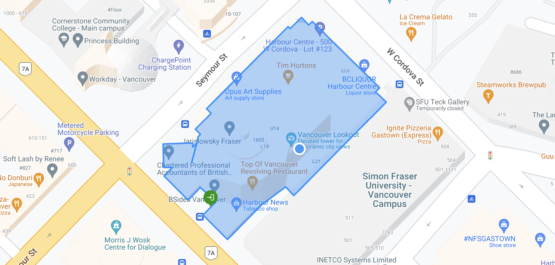 Using the GeoJSON returned by the Building Outlines and Entrances API to style a map