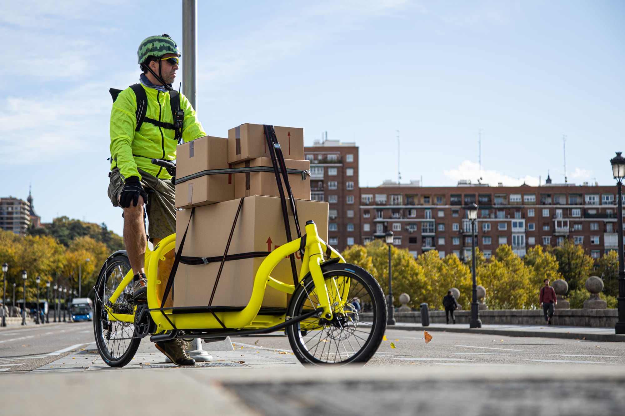 Cargo bike logistics is increasingly popular in Europe