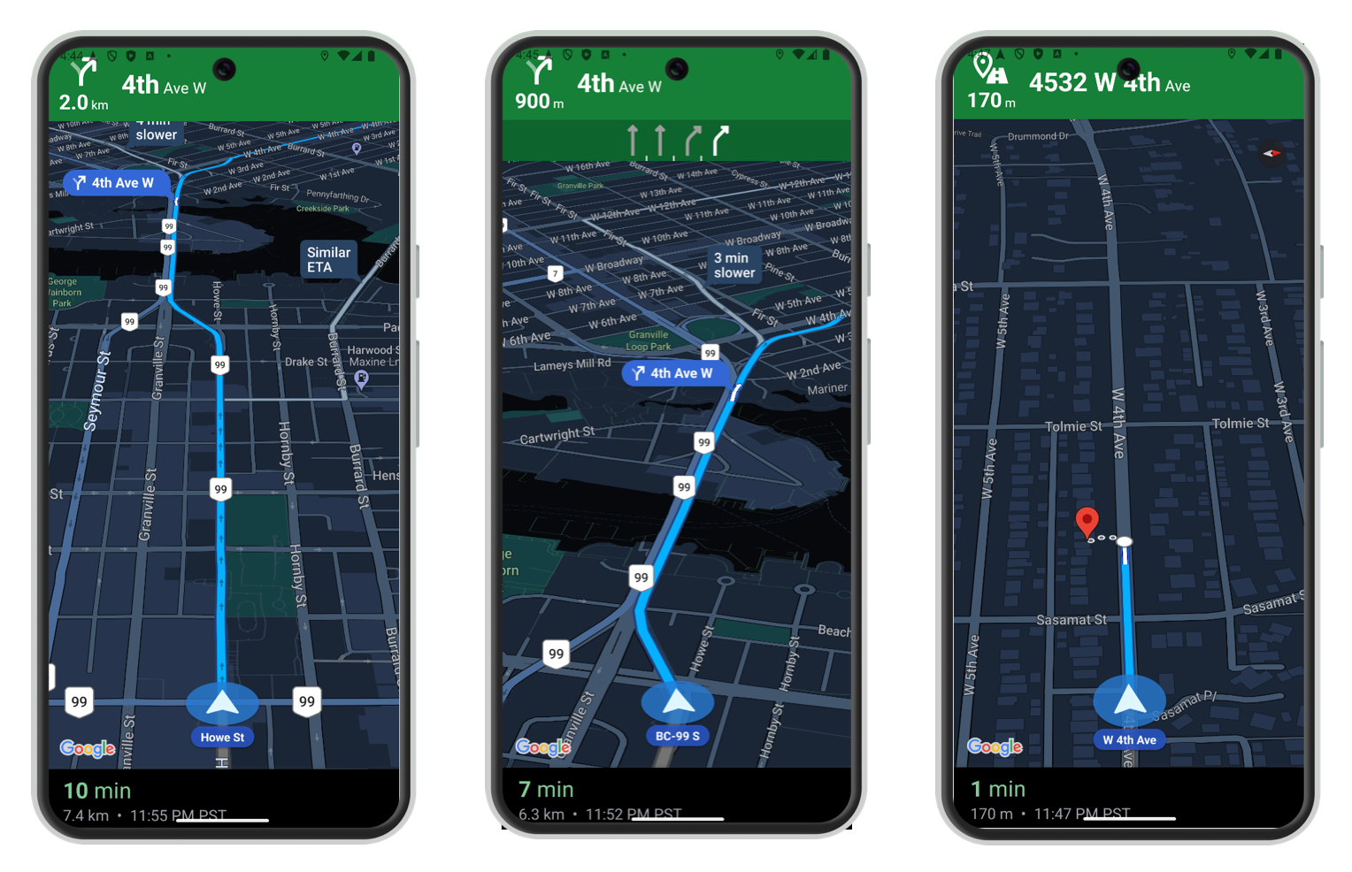 What we've built - a simple navigation app powered by the Google Navigation SDK