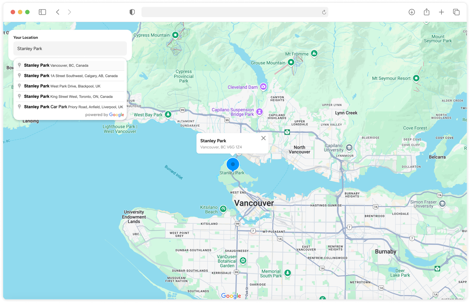 Google address autocomplete with - Autocomplete