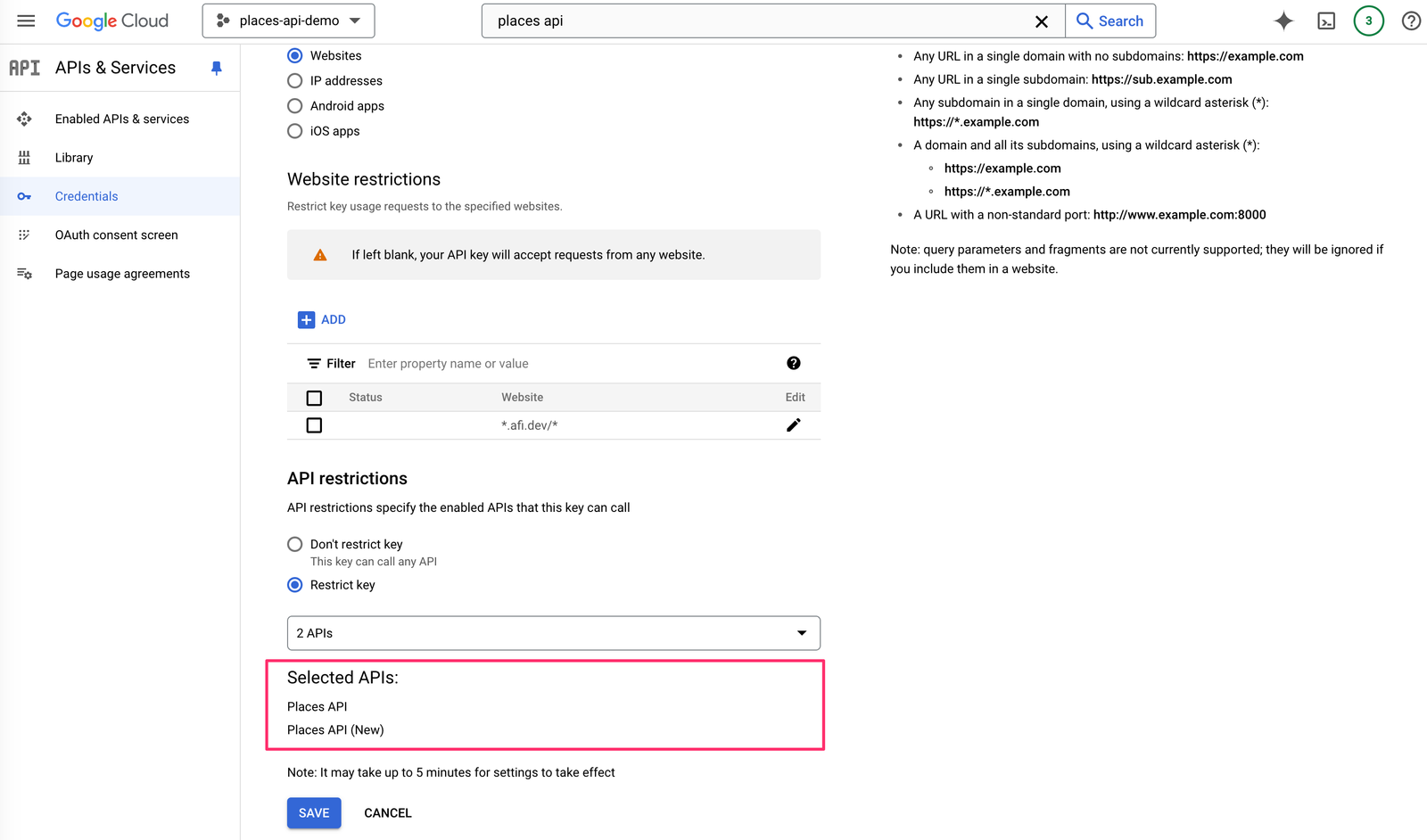 Finding the right place with the Google Places API